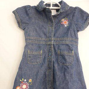 WONDERKIDS, 24 months, jean dress with flowers